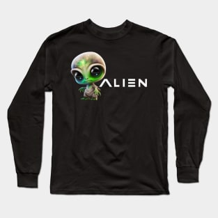 cute baby alien Long Sleeve T-Shirt